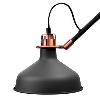 Светильник напольный Camelion KD-425F C62 чёрный + медь