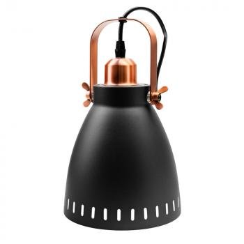 Светильник подвесной металлический Camelion PL-428S-1 C62 чёрный + медь