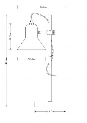 Светильник настольный Camelion KD-432 C01 белый