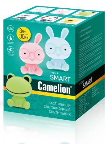 Настольный детский светильник Camelion KD-895 C41 черн+белый LED