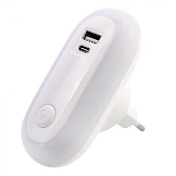 Освещение детское - ночник Camelion NL-267 "USB+TypeC"