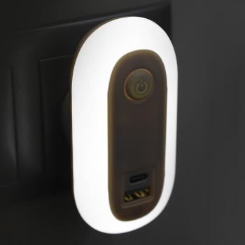 Освещение детское - ночник Camelion NL-267 "USB+TypeC"
