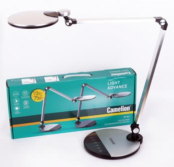 Светильник настольный Camelion KD-865 C03 серебро LED