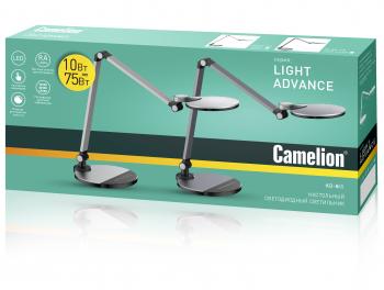 Светильник настольный Camelion KD-865 C03 серебро LED